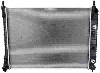 Rareelectrical - New Radiator Assembly Compatible With Saturn 08-10 Vue 2.4L 3.5L 3.6L L4 V6 145 213 217 Cid 3438 - Image 1