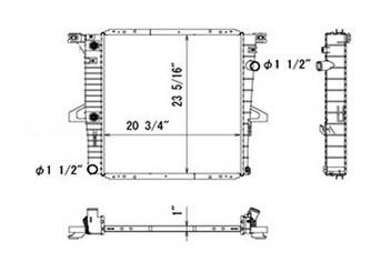 Rareelectrical - New Radiator Assembly Compatible With Ford 01-12 Ranger Dohc Fo3010244 6L5z 8005 Aa Cu2470 9433 3113 - Image 8