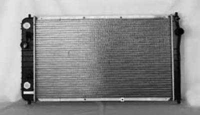 Rareelectrical - New Radiator Assembly Compatible With Chevy 02-04 Cavalier 2.2L L4 2190Cc 2198Cc 134 Cid Cu2518 - Image 1