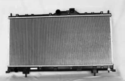 Rareelectrical - New Radiator Assembly Compatible With Mitsubishi 06-08 Eclipse 2.4L L4 2378Cc W/ Automatic Trans - Image 2