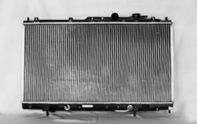 Rareelectrical - Radiator Assembly Compatible With Mitsubishi 99-02 2.4L L4 2351Cc Mb37007a Mi3010120 431494 2688 - Image 1