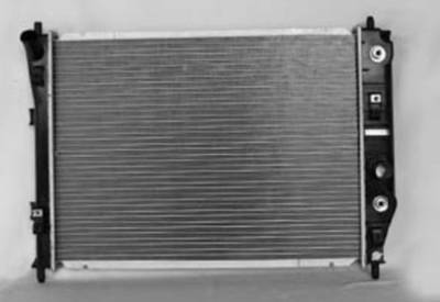 Rareelectrical - New Radiator Assembly Compatible With Chevy 03-07 Corvette Ssr 5.3L 6.0L 5967Cc 325 364 Cid 1886 - Image 2
