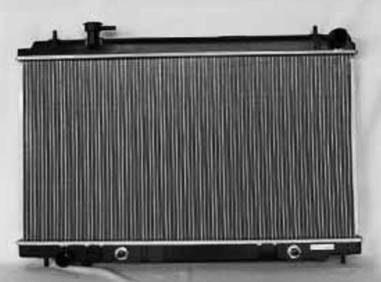 Rareelectrical - New Radiator Assembly Compatible With Nissan 03-06 350Z 3.5L V6 3498Cc 213 Cid W/Automatic Trans - Image 1