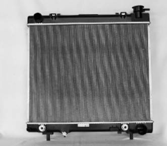 Rareelectrical - New Radiator Assembly Compatible With Mitsubishi 06-08 Raider 3.7L V6 226 Cid W/ Automatic Trans - Image 3