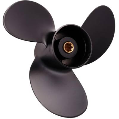Rareelectrical - New Aluminum Propeller Compatible With Yamaha By 102001 48-3804T 6E0-45941-01-00 6E0-45943-01-00 - Image 6