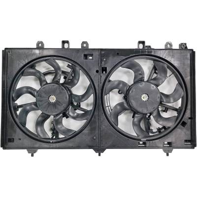 Rareelectrical - New Dual Radiator And Condenser Fan Compatible With Subaru Legacy Base Limited Premium Sport 2.5L H4 - Image 2