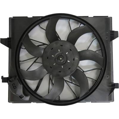 Rareelectrical - New Dual Radiator And Condenser Fan Compatible With Jeep Grand Cherokee Srt Overland L Summit - Image 2