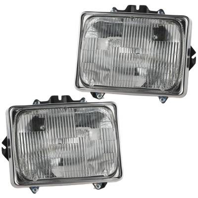 Rareelectrical - New Pair Of Headlights Compatible With Ford Tempo Gl Glx Lx Sedan 1978-1985 By Part Numbers - Image 10