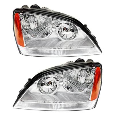 Rareelectrical - New Pair Of Halogen Headlight Compatible With Kia Sorento 2005-2006 By Part Number 92102-3E041 - Image 6