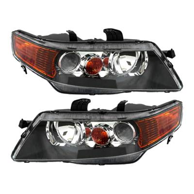 Rareelectrical - New Pair Of Hid Headlight Compatible With Acura Tsx Base Sedan 4-Door 2.4L 2354Cc 144Cu 2004 By Part - Image 1