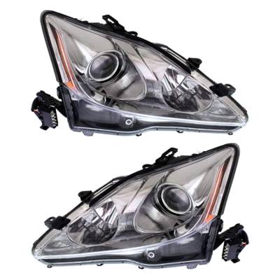 Rareelectrical - New Pair Of Hid Headlight Compatible With Lexus Is250 Is350 Sedan 2006-2008 By Part Number - Image 5