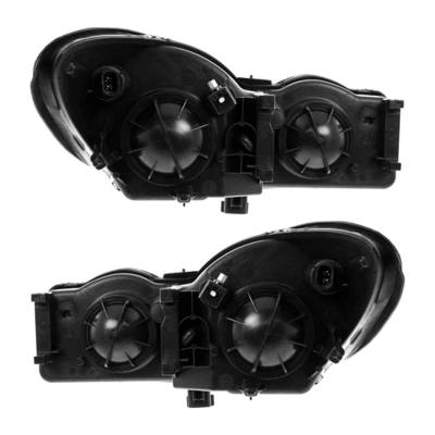Rareelectrical - New Pair Of Halogen Headlight Compatible With Buick Lacrosse Cx Sedan 2005-2007 By Part Number - Image 3