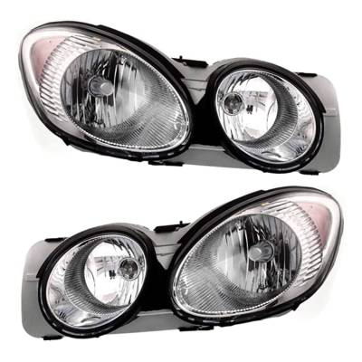 Rareelectrical - New Pair Of Halogen Headlight Compatible With Buick Lacrosse Cx Sedan 2005-2007 By Part Number - Image 5