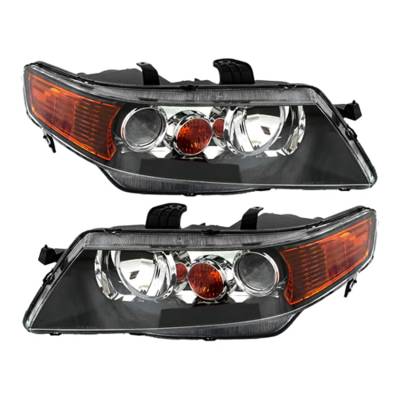 Rareelectrical - New Pair Of Hid Headlight Compatible With Acura Tsx Base Sedan 4-Door 2.4L 2354Cc 144Cu 2004 By Part - Image 6