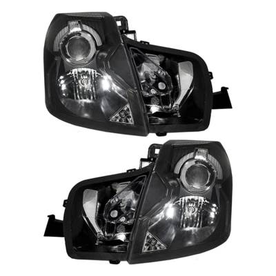 Rareelectrical - New Pair Of Halogen Headlight Compatible With Cadillac Cts Sedan 2003-2007 By Part Number 15826014 - Image 3