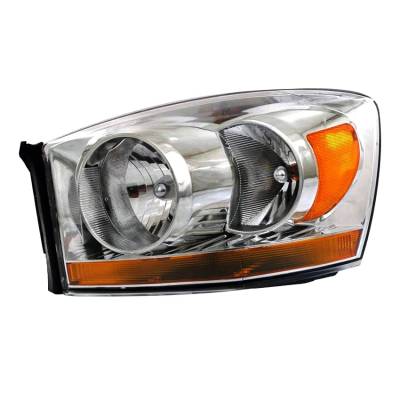 Rareelectrical - New Left Headlight Compatible With Dodge Ram 1500 Laramie Crew Cab Pickup 2006 By Part Number - Image 6