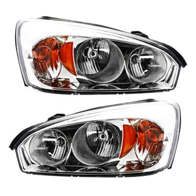 Rareelectrical - New Pair Of Headlight Compatible With Chevrolet Ls Lt Sedan 2004-2007 By Part Number 15851372 - Image 1