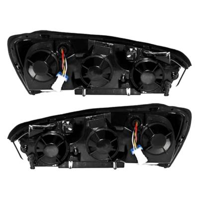 Rareelectrical - New Pair Of Headlight Compatible With Chevrolet Ls Lt Sedan 2004-2007 By Part Number 15851372 - Image 3