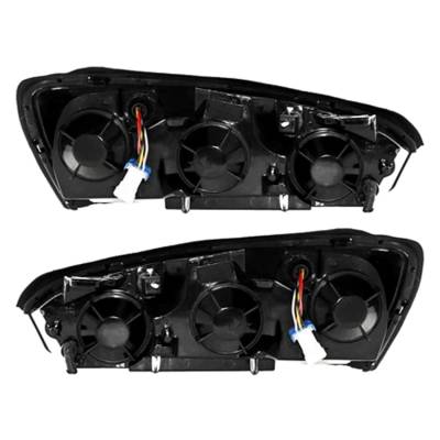 Rareelectrical - New Pair Of Headlight Compatible With Chevrolet Ls Lt Sedan 2004-2007 By Part Number 15851372 - Image 7