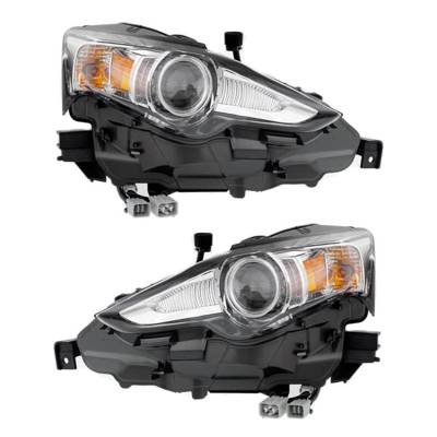 Rareelectrical - New Pair Of Hid Headlight Compatible With Lexus Is300 Is200t Sedan 2016 By Part Number 81145-53721 - Image 3