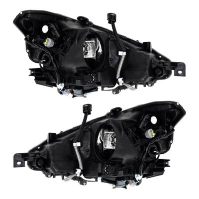 Rareelectrical - New Pair Of Hid Headlight Compatible With Lexus Is300 Is200t Sedan 2016 By Part Number 81145-53721 - Image 4