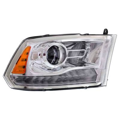 Rareelectrical - New Passengers Halogen Headlight Compatible With Ram 1500 2500 3500 2013-2015 By Part Number - Image 1