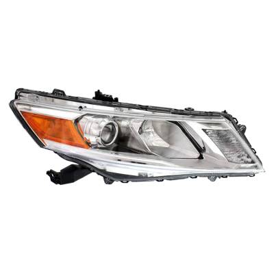 Rareelectrical - New Passenger Side Halogen Headlight Compatible With Honda Crosstour Ex-L Hatchback 2013-2015 By - Image 1