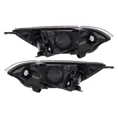Rareelectrical - New Pair Of Halogen Headlight Compatible With Kia Rio Ex Hatchback 2012-2017 By Part Number - Image 4