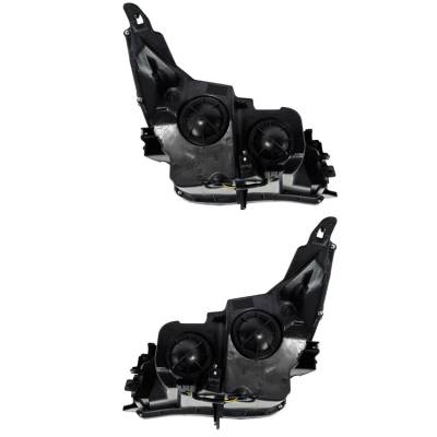 Rareelectrical - New Pair Of Halogen Headlight Compatible With Buick Lacrosse Convenience Sedan 2010-2013 By Part - Image 4