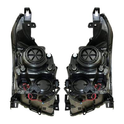 Rareelectrical - New Pair Of Halogen Headlight Compatible With Cadillac Srx Base Sport 2010-2013 By Part Number - Image 4