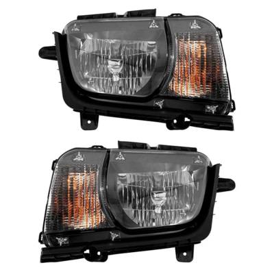 Rareelectrical - New Pair Of Halogen Headlight Compatible With Chevrolet Camaro 2010-2013 By Part Number 22959918 - Image 6