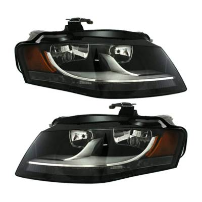 Rareelectrical - New Pair Of Halogen Headlight Compatible With Audi A4 Luxury Sedan 2009-2012 By Part Number - Image 5