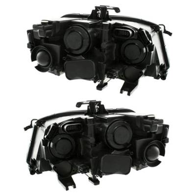 Rareelectrical - New Pair Of Halogen Headlight Compatible With Audi A4 Luxury Sedan 2009-2012 By Part Number - Image 7