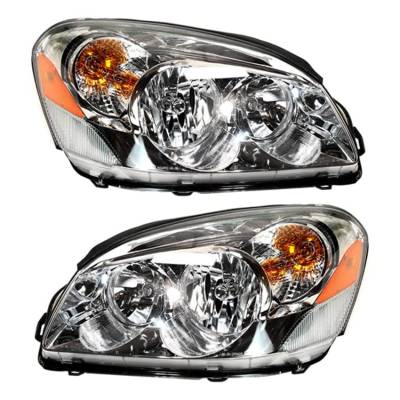 Rareelectrical - New Pair Of Halogen Headlight Compatible With Buick Lucerne Cx Sedan 2006-2007 By Part Number - Image 3