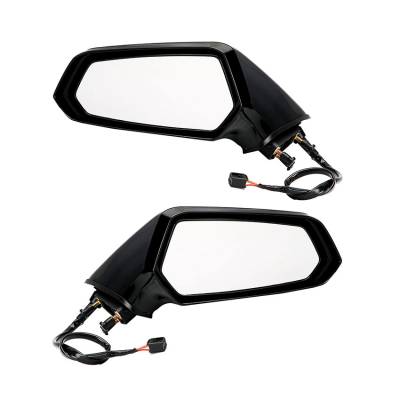 Rareelectrical - New Pair Of Door Mirrors Fits Chevrolet Camaro 10-12 92235788 92247438 92235811 - Image 1