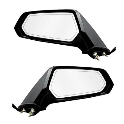 Rareelectrical - New Pair Of Door Mirrors Fits Chevrolet Camaro 10-15 22762494 92247464 Gm1321415 - Image 1