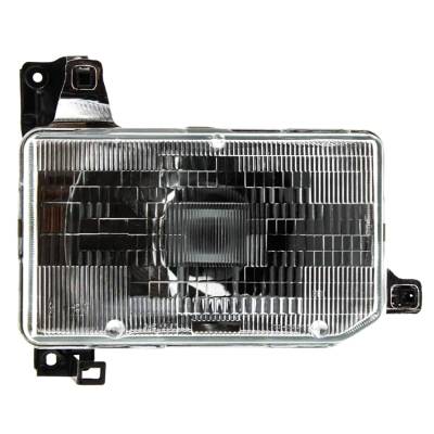 Rareelectrical - New Passenger Side Headlight Compatible With Nissan D21 Se Extended Cab Pickup 1988-1989 By Part - Image 1