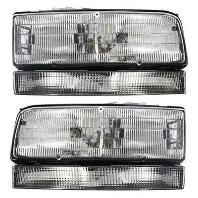 Rareelectrical - New Pair Of Headlight Compatible With Buick Lesabre 1992 By Part Number 16517264 16517263 Gm2503127 - Image 5