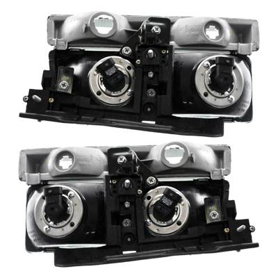Rareelectrical - New Pair Of Headlight Compatible With Buick Lesabre 1992 By Part Number 16517264 16517263 Gm2503127 - Image 4