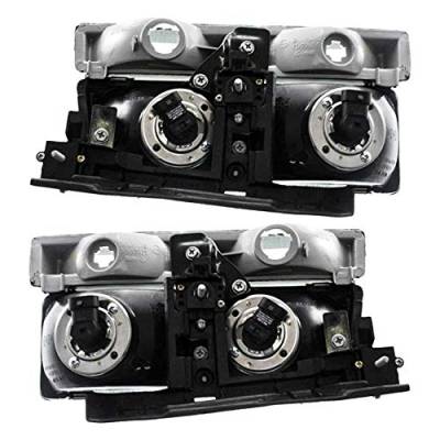 Rareelectrical - New Pair Of Headlight Compatible With Buick Lesabre 1992 By Part Number 16517264 16517263 Gm2503127 - Image 8