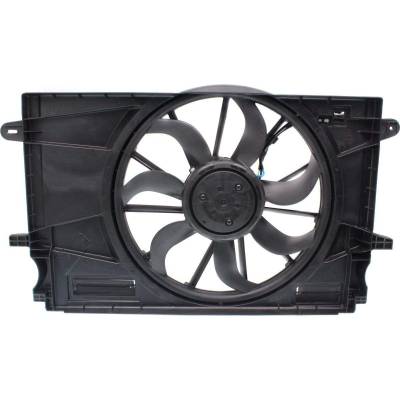 Rareelectrical - New Dual Radiator & Condenser Fan Fits Chevrolet Cruze 2016 39012568 Gm3115290 - Image 1