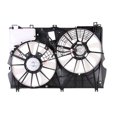Rareelectrical - New Dual Radiator & Condenser Fan Fits Lexus Rx350 2016-19 163630P280 1636331470 - Image 1