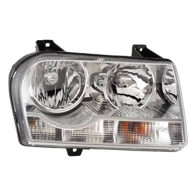 Rareelectrical - New Right Headlights Compatible With Chrysler 300 Base C Lujo Srt8 Limited Lx Touring Sedan 4-Door - Image 1