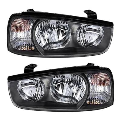 Rareelectrical - New Pair Headlights Compatible With Hyundai Elantra Gt Sedan 2003 By Part Numbers Hy2503122 - Image 5
