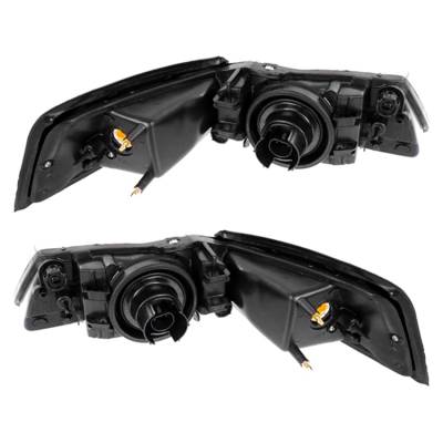 Rareelectrical - New Pair Of Headlights Compatible With Ford Mustang Svt Cobra Convertible Coupe 4.6L 1999 By Part - Image 8
