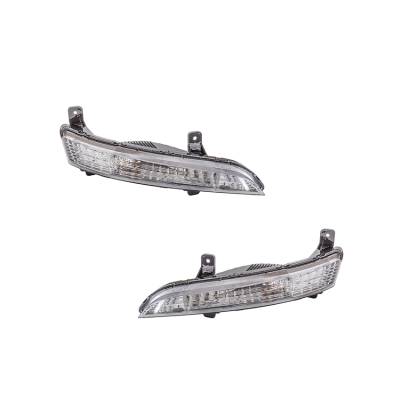 Rareelectrical - New Pair Of Turn Signal Lights Fits Chevrolet Traverse 13-14 20956918 Gm2530135 - Image 2