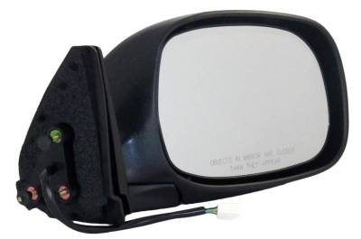 Rareelectrical - New Chrome Passenger Side Mirror Compatible With Toyota Tundra Sr5 Extended Cab 2003 5330041 - Image 1
