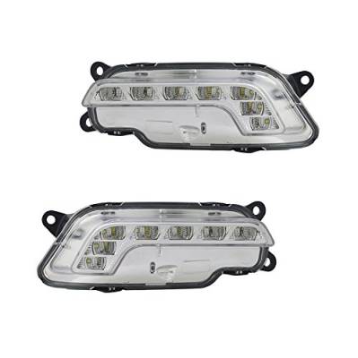 Rareelectrical - New Day Time Running Light Pair Compatible With Mercedes Benz E250 2011-2014 2128200856 2128200756 - Image 10