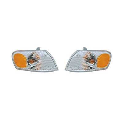 Rareelectrical - New Pair Of Turn Signal Lights Compatible With Toyota Corolla 1998-00 8151002040 To2521150 - Image 10