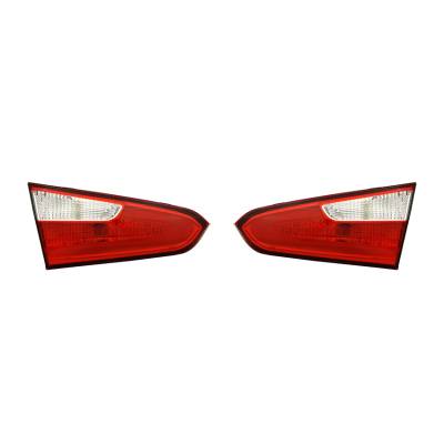 Rareelectrical - New Pair Of Inner Tail Lights Compatible With Kia Forte Sedan 2014-16 Ki2802103 92404-A7000 - Image 1